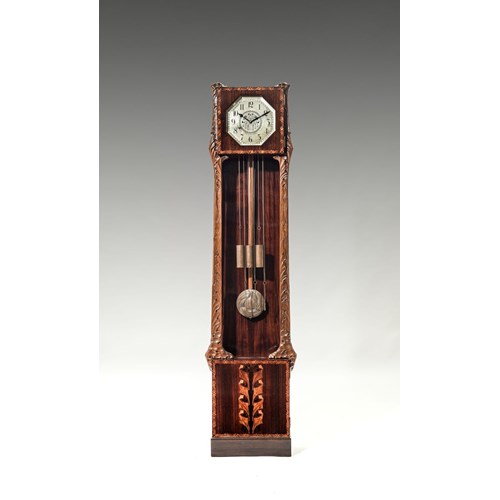 LONG CASE CLOCK "MÜNCHEN“ from
FURNITURE FOR A GENTLEMEN’S STUDY
consisting of: bookcase, desk and chair, side table, long case clock

